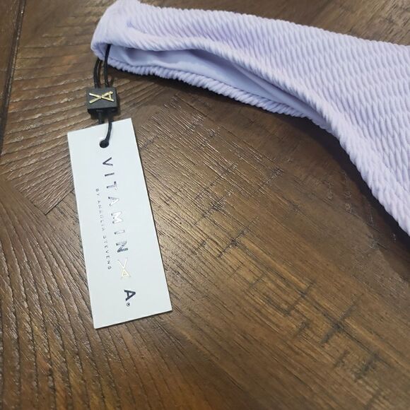 Vitamin A Cheeky Bikini Bottom Large (10) Lavendar - Picture 4 of 6